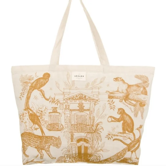 Sezane Canvas Tote - Picture 2 of 5